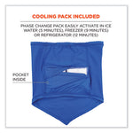 Load image into Gallery viewer, Chill-its 6482 Cooling Neck Gaiter Bandana Pocket Kit, Polyester/spandex, Large/x-large, Blue, Ships In 1-3 Business Days