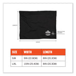 Load image into Gallery viewer, Chill-its 6489 2-layer Cooling Performance Knit Multi-band, Polyester/spandex, Small/med, Black, Ships In 1-3 Business Days