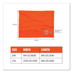 Load image into Gallery viewer, Chill-its 6489 2-layer Cooling Performance Knit Multi-band, Polyester/spandex, S/m, Hi-vis Orange, Ships In 1-3 Business Days