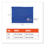 Load image into Gallery viewer, Chill-its 6489 2-layer Cooling Performance Knit Multi-band, Polyester/spandex, Small/medium, Blue, Ships In 1-3 Business Days