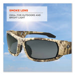 Load image into Gallery viewer, Skullerz Odin Safety Glasses, Kryptek Highlander Nylon Impact Frame, Smoke Polycarbonate Lens, Ships In 1-3 Business Days