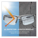 Load image into Gallery viewer, Skullerz Dagr Safety Glasses, Matte Gray Nylon Impact Frame, Indoor/outdoor Polycarbonate Lens, Ships In 1-3 Business Days