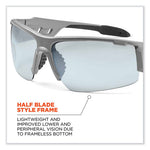 Load image into Gallery viewer, Skullerz Dagr Safety Glasses, Matte Gray Nylon Impact Frame, Indoor/outdoor Polycarbonate Lens, Ships In 1-3 Business Days