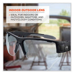 Load image into Gallery viewer, Skullerz Dagr Safety Glasses, Matte Black Nylon Impact Frame, Indoor/outdoor Polycarbonate Lens, Ships In 1-3 Business Days