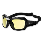 Load image into Gallery viewer, Skullerz Loki Safety Glasses/goggles, Black Nylon Impact Frame, Yellow Polycarbonate Lens, Ships In 1-3 Business Days