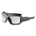 Load image into Gallery viewer, Skullerz Loki Safety Glasses/goggles, Matte Gray Nylon Impact Frame, Anti-fog Clear Polycarb Lens, Ships In 1-3 Business Days