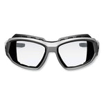 Load image into Gallery viewer, Skullerz Loki Safety Glasses/goggles, Matte Gray Nylon Impact Frame, Anti-fog Clear Polycarb Lens, Ships In 1-3 Business Days