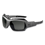 Load image into Gallery viewer, Skullerz Loki Safety Glasses/goggles, Matte Gray Nylon Impact Frame, Polarized Smoke Polycarb Lens,ships In 1-3 Business Days