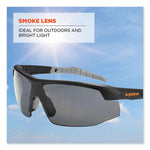 Load image into Gallery viewer, Skullerz Skoll Safety Glasses, Matte Black Nylon Impact Frame, Smoke Polycarbonate Lens, Ships In 1-3 Business Days