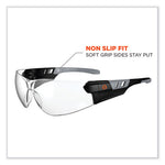 Load image into Gallery viewer, Skullerz Saga Frameless Safety Glasses, Matte Black Nylon Impact Frame, Clear Polycarbonate Lens, Ships In 1-3 Business Days