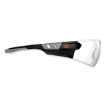 Load image into Gallery viewer, Skullerz Saga Frameless Safety Glasses, Black Nylon Impact Frame, Anti-fog Clear Polycarb Lens, Ships In 1-3 Business Days