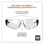 Load image into Gallery viewer, Skullerz Saga Frameless Safety Glasses, Black Nylon Impact Frame, Indoor/outdoor Polycarb Lens, Ships In 1-3 Business Days