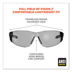 Load image into Gallery viewer, Skullerz Saga Frameless Safety Glasses, Black Nylon Impact Frame, Antifog Indr/outdr Polycarb Lens,ships In 1-3 Business Days