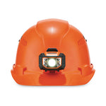 Load image into Gallery viewer, Skullerz 8972led Class C Hard Hat Cap Style With Led Light, Orange, Ships In 1-3 Business Days