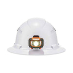 Load image into Gallery viewer, Skullerz 8973led Class C Hard Hat Full Brim With Led Light, White, Ships In 1-3 Business Days