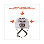 Load image into Gallery viewer, Skullerz 8974led Class E Safety Helmet W/8981 Universal Led Headlamp, 6-pt Ratchet Susp, White, Ships In 1-3 Business Days