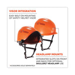 Load image into Gallery viewer, Skullerz 8975 Class C Safety Helmet, 6-point Ratchet Suspension, Orange, Ships In 1-3 Business Days