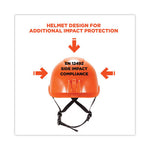 Load image into Gallery viewer, Skullerz 8974v Class E Safety Helmet W/8991 Visor Kit, Clear Lens, 6-pt Ratchet Suspension, Orange,ships In 1-3 Business Days