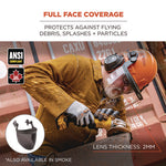Load image into Gallery viewer, Skullerz 8994 Anti-scratch/anti-fog Hard Hat Face Shield, Cap-style/safety Helmet Adapter, Clear Lens, Ships In 1-3 Bus Days