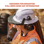 Load image into Gallery viewer, Skullerz 8995 Anti-scratch And Anti-fog Hard Hat Face Shield With Adapter For Full Brim, Clear Lens, Ships In 1-3 Bus Days