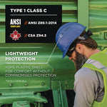 Load image into Gallery viewer, Skullerz 8966 Class C Lightweight Cap-style Hard Hat, Adjustable Venting, 6-pt Rachet Suspension, Blue, Ships In 1-3 Bus Days