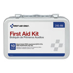 Load image into Gallery viewer, Unitized First Aid Kit For 10 People, 65 Pieces, Osha/ansi, Metal Case