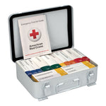 Load image into Gallery viewer, Unitized Ansi Compliant Class A Type Iii First Aid Kit For 25 People, 84 Pieces, Metal Case