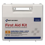 Load image into Gallery viewer, Ansi 2015 Compliant Class A Type I And Ii First Aid Kit For 25 People, 89 Pieces, Plastic Case