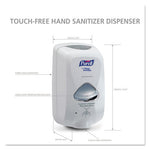 Load image into Gallery viewer, Tfx Touch Free Dispenser, 1,200 Ml, 6.5 X 4.5 X 10.58, Dove Gray