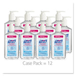 Load image into Gallery viewer, Advanced Hand Sanitizer Refreshing Gel, 12 Oz Pump Bottle, Clean Scent, 12/carton