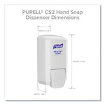 Load image into Gallery viewer, Cs2 Hand Sanitizer Dispenser, 1,000 Ml, 5.14 X 3.83 X 10, White, 6/carton