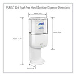 Load image into Gallery viewer, Es6 Touch Free Hand Sanitizer Dispenser, 1,200 Ml, 5.25 X 8.56 X 12.13, White