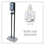Load image into Gallery viewer, Cs6 Hand Sanitizer Floor Stand With Dispenser, 1,200 Ml, 13.5 X 5 X 28.5, Graphite/silver