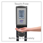 Load image into Gallery viewer, Cs6 Hand Sanitizer Floor Stand With Dispenser, 1,200 Ml, 13.5 X 5 X 28.5, Graphite/silver