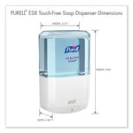 Load image into Gallery viewer, Es8 Soap Touch-free Dispenser, 1,200 Ml, 5.25 X 8.8 X 12.13, White