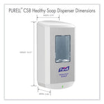 Load image into Gallery viewer, Cs8 Soap Dispenser, 1,200 Ml, 5.79 X 3.93 X 10.31, White