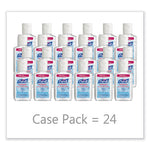 Load image into Gallery viewer, Advanced Hand Sanitizer Refreshing Gel, 2 Oz, Flip-cap Bottle, Clean Scent, 24/carton