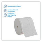 Load image into Gallery viewer, Compact Coreless Bath Tissue, Septic Safe, 2-ply, White, 750 Sheets/roll, 36/carton