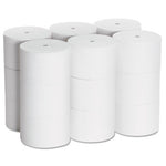 Load image into Gallery viewer, Coreless Bath Tissue, Septic Safe, 2-ply, White, 1,500 Sheets/roll, 18 Rolls/carton