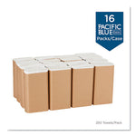 Load image into Gallery viewer, Pacific Blue Basic M-fold Paper Towels, 1-ply, 9.2 X 9.4, White, 250/pack, 16 Packs/carton