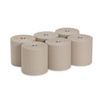 Load image into Gallery viewer, Hardwound Roll Paper Towel, Nonperforated, 1-ply, 7.87" X 1,000 Ft, Brown, 6 Rolls/carton