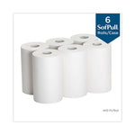 Load image into Gallery viewer, Hardwound Paper Towel Roll, Nonperforated, 1-ply, 9" X 400 Ft, White, 6 Rolls/carton