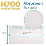 Load image into Gallery viewer, H700 Disposable Foodservice Towel, 13 X 24, Unscented, Green/white, 150/carton