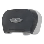 Load image into Gallery viewer, Two-roll Bathroom Tissue Dispenser, 13.56 X 5.75 X 8.63, Smoke
