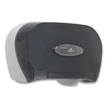Load image into Gallery viewer, Two-roll Bathroom Tissue Dispenser, 13.56 X 5.75 X 8.63, Smoke
