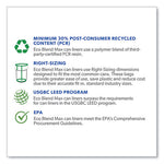 Load image into Gallery viewer, Eco Blend Max Can Liners, 23 Gal, 0.8 Mil, 28" X 45", Clear, 25 Bags/roll, 10 Rolls/carton