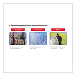 Load image into Gallery viewer, Eco Blend Max Can Liners, 60 Gal, 0.8 Mil, 38" X 58", Clear, 20 Bags/roll, 5 Rolls/carton