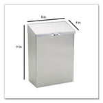 Load image into Gallery viewer, Wall Mount Sanitary Napkin Receptacle, Stainless Steel