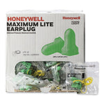 Load image into Gallery viewer, Maximum Lite Single-use Earplugs, Corded, 30nrr, Green, 100 Pairs
