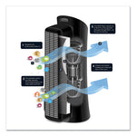 Load image into Gallery viewer, True Hepa Three Level Clean Air Filter Tower Allergen Remover, 170 Sq Ft Room Capacity, Black